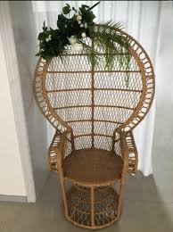 Classic French Bistro Cane & Wicker Furniture - Coffee Chair - Twillora