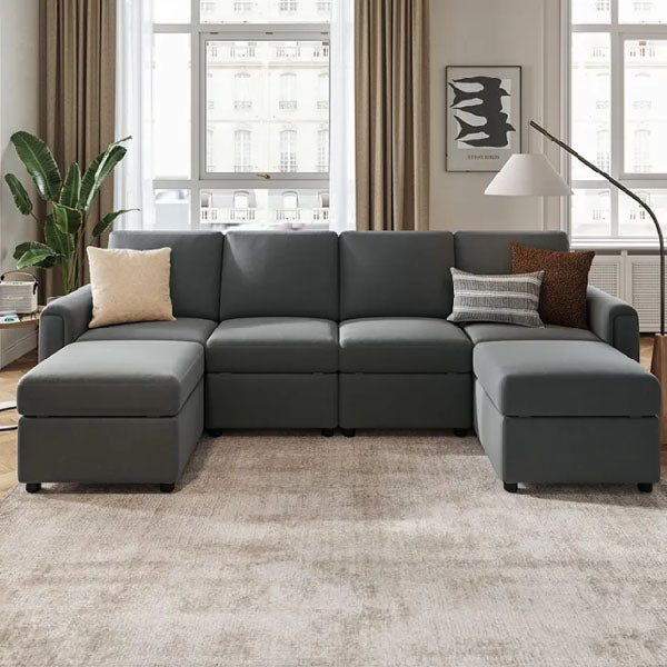Fully Upholstered Indoor Furniture - Sofa Set - Nextra