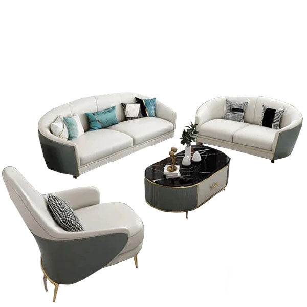 पूरी तरह से असबाबवाला इनडोर फर्नीचर - सोफा सेट - ओलंपिया