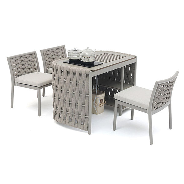 Outdoor Braided & Rope Coffee Set - Brewzio