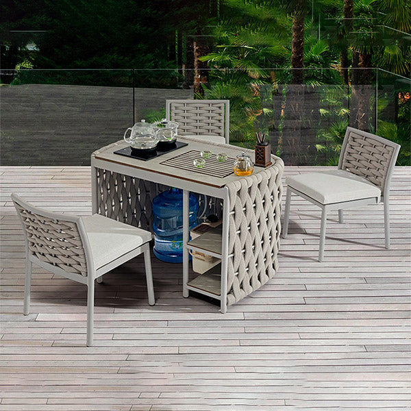 Outdoor Braided & Rope Coffee Set - Brewzio