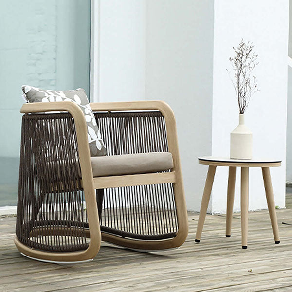 Outdoor Braided & Rope Coffee Set - Javique