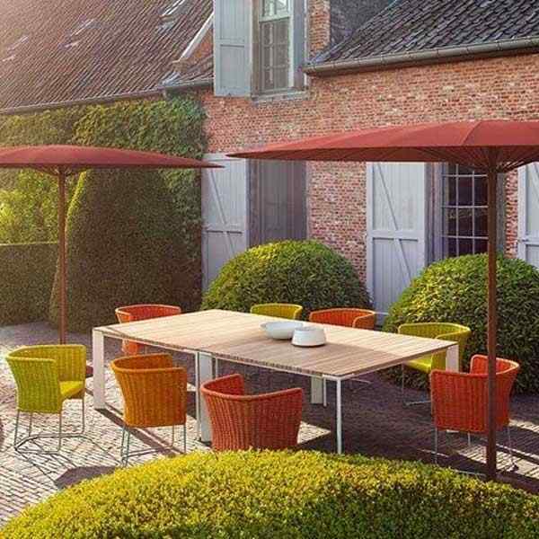 Outdoor Braided & Rope Coffee Set - Pavillion