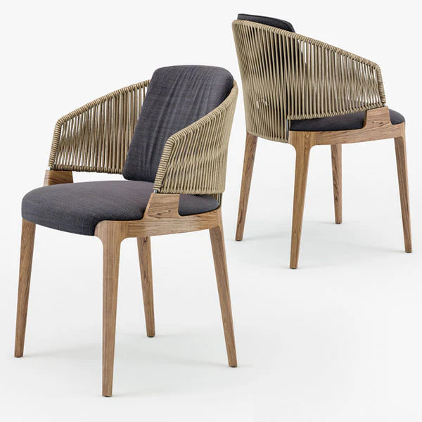 Outdoor Braided & Rope Coffee Set - Sezionale