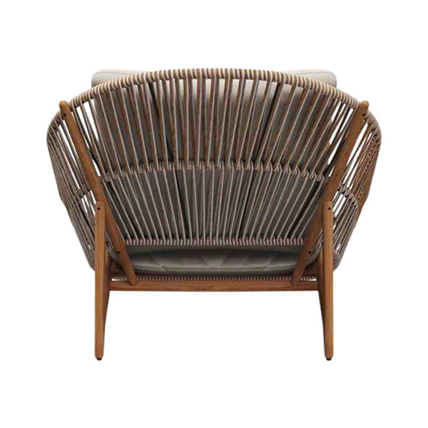 Outdoor Braided & Rope Sunlounger - Coastria