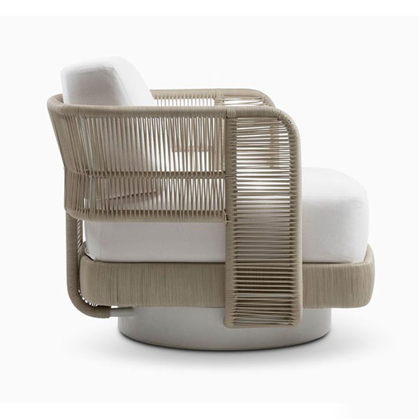 Outdoor Furniture Braid and Rope Chair,Lazy Chair, Rest Chair, Easy Chair, ocassional chair - Vintaro
