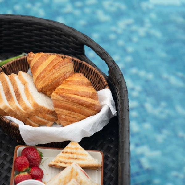 Outdoor Wicker Floating Tray - Travio