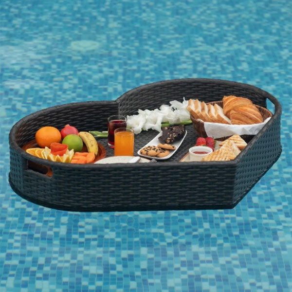 Outdoor Wicker Floating Tray - Travio
