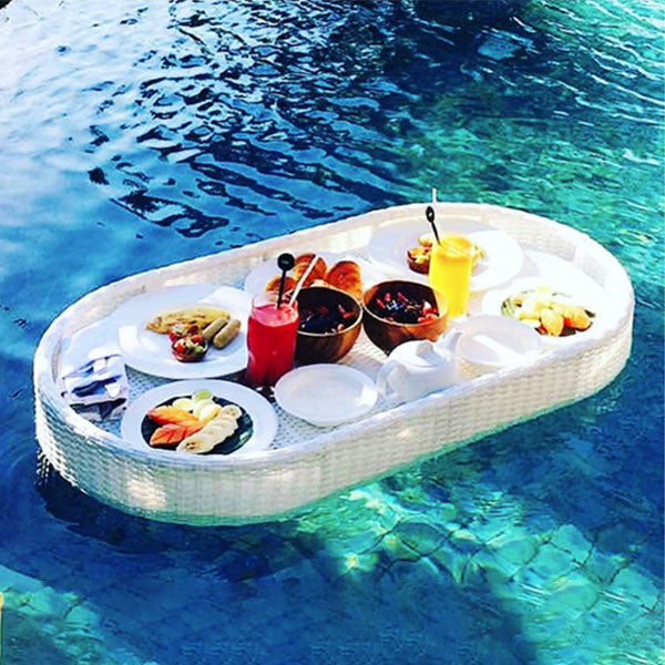 Outdoor Wicker Floating Tray - Verno