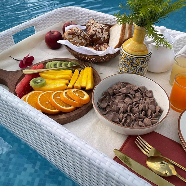 Outdoor Wicker Floating Tray - WickTray
