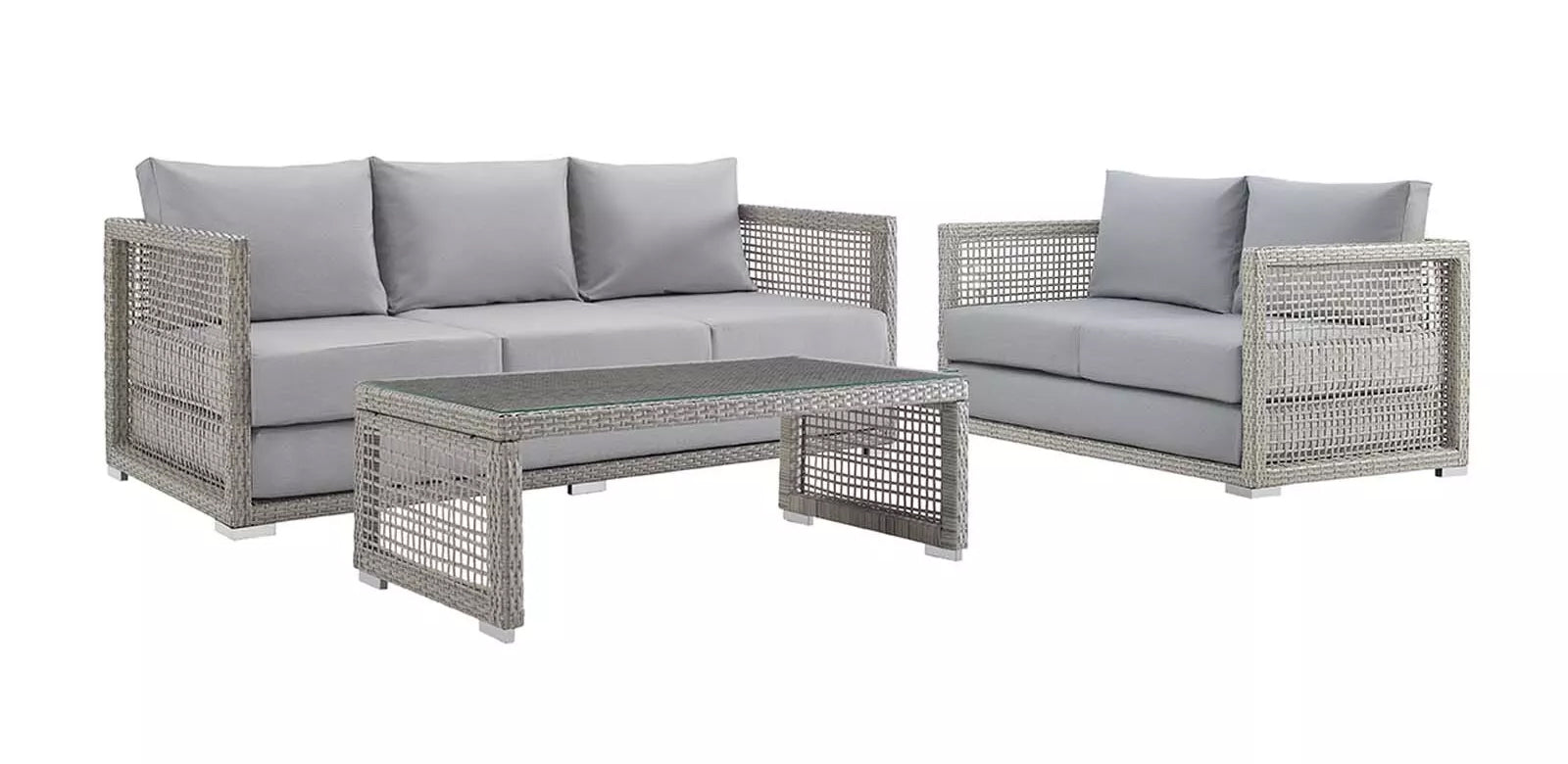 Outdoor Wicker Sofa Set three seater five seater with table Spectra Next