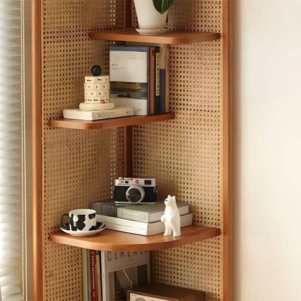Wooden Cane & Rattan Almirah & Cabinet - Classic Curves