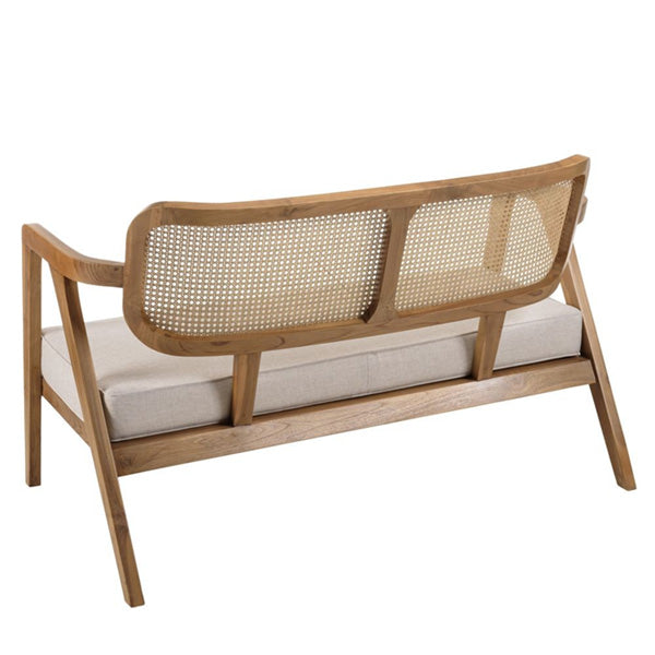 Wooden Cane & Rattan Furniture - Sofa Set - Looma