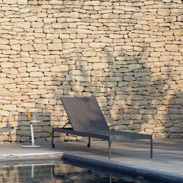Outdoor Braided & Rope Sunlounger - Fiesta