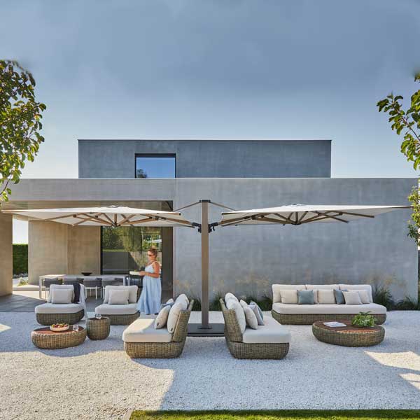 Outdoor Furniture - Wicker Sofa - Tugule