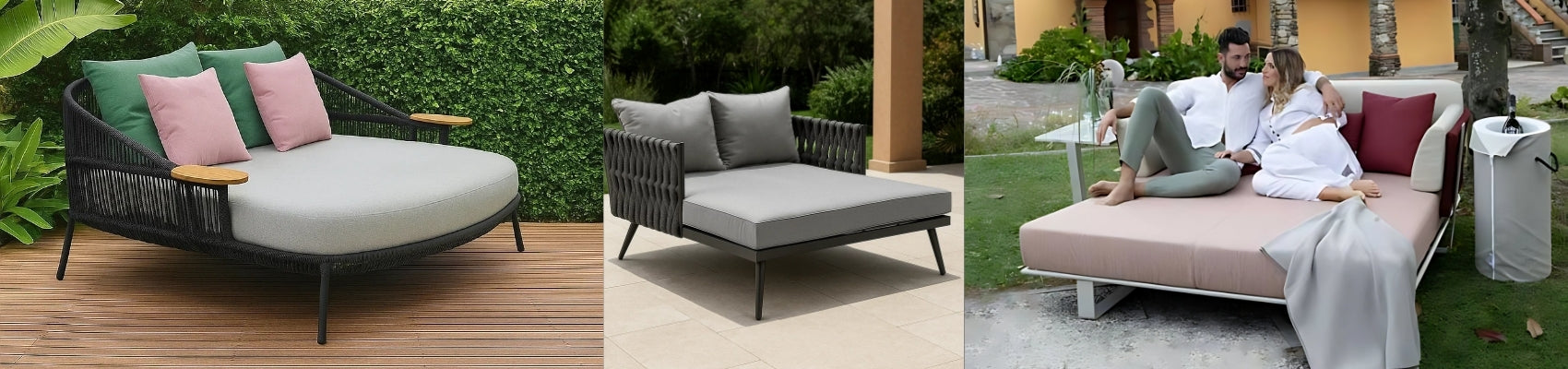 Outdoor Braided Rope & Cord Daybed