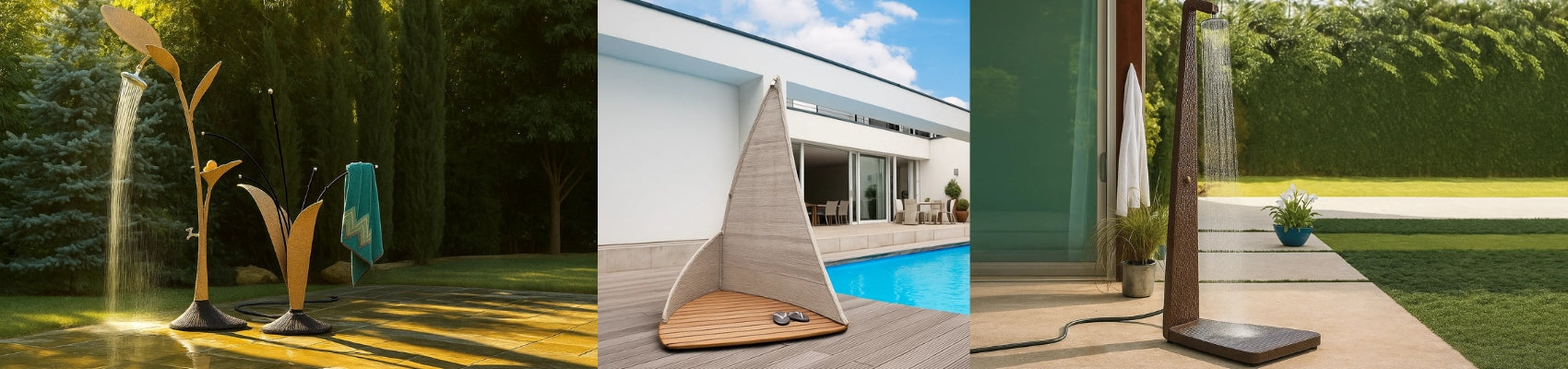 Outdoor Wicker Jacuzzi Shower Panel 
