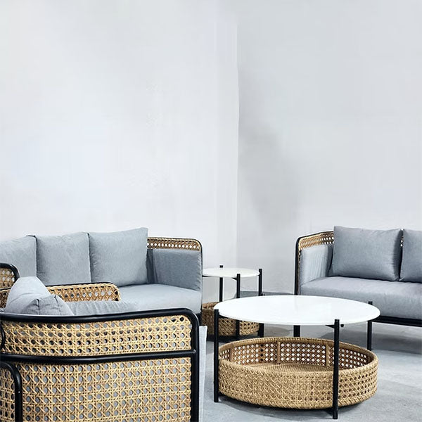 Cane & Rattan Furniture - Sofa Set - Axel