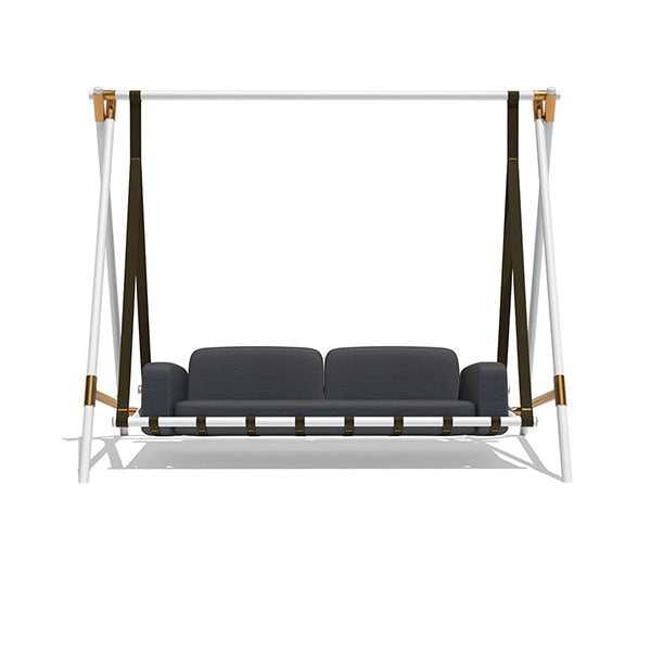 Hanging Swing, Balcony Swing, Garden Swing Chair- Lancy Single and Double Seater- With - Stand - Braided & Rope