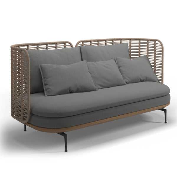 Luxurious Outdoor furniture - Buy Affordable 5 seater Outdoor Braid Rope sofa set with centre table - Buy Outdoor Sofa - Oyster Leaf From LUXOX INDIA - Outdoor Lounge Chair for garden, terrace and balcony
