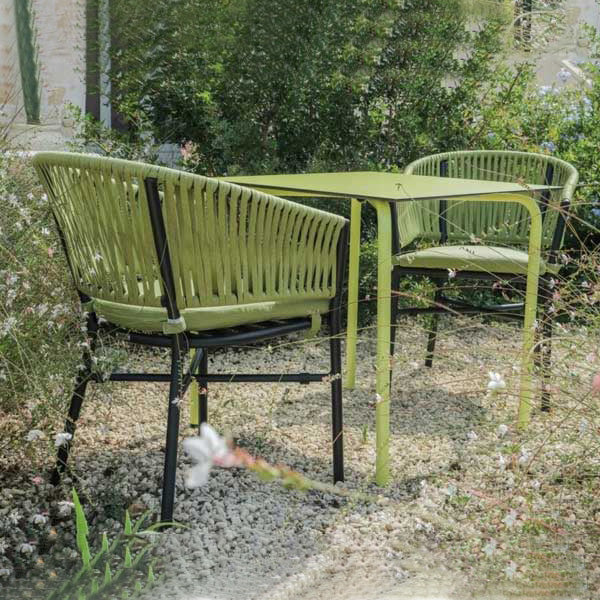 Outdoor Braided & Rope Coffee Set - Gailen