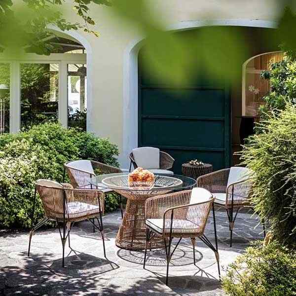 Outdoor Braided & Rope Coffee Set - Lodz