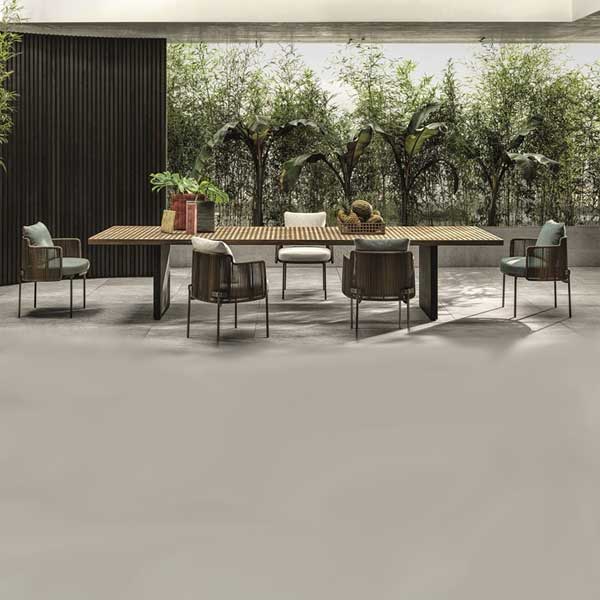 Outdoor Braided & Rope Coffee Set - Mateo