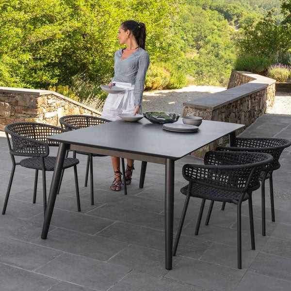Outdoor Braided & Rope Coffee Set - Moon light