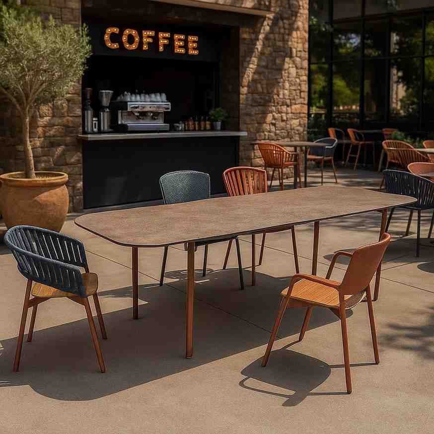 Outdoor Braided & Rope Coffee Set - Piper