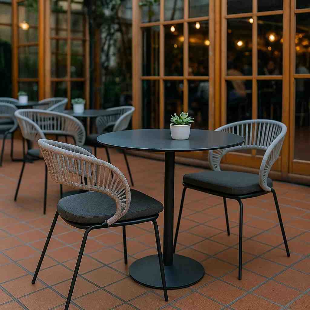 Outdoor Braided & Rope Coffee Set - Sketchy