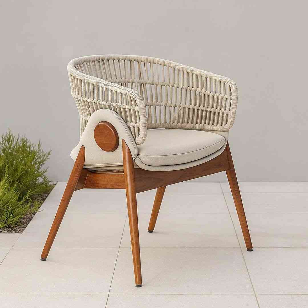 Outdoor Braided & Rope Coffee Set Garden  & Patio - Blessy-Pro