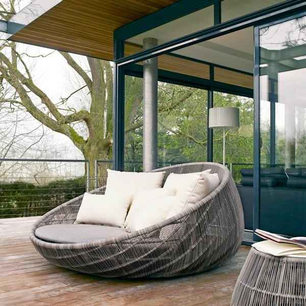 Outdoor Braided, Rope & Cord Canopy Daybed - Pristine