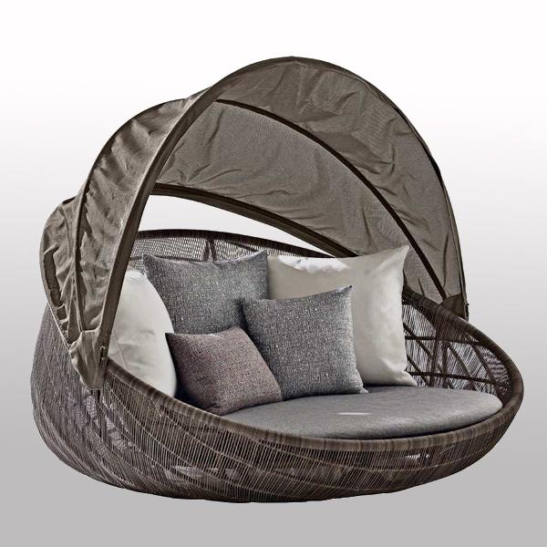 Outdoor Braided, Rope & Cord Canopy Daybed - Pristine