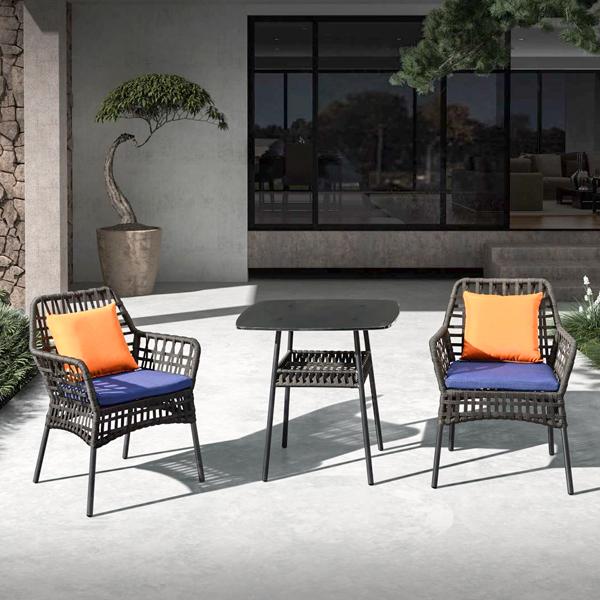 Outdoor Braided, Rope & Cord Coffee Set - Confort