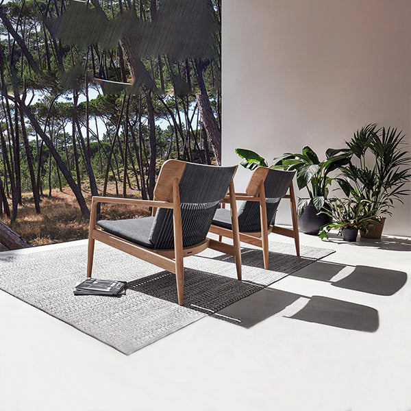 Outdoor Furniture Braid and Rope Heigh Back Chair,Lazy Chair, Rest Chair, Easy Chair, Ocassional chair - Charnish