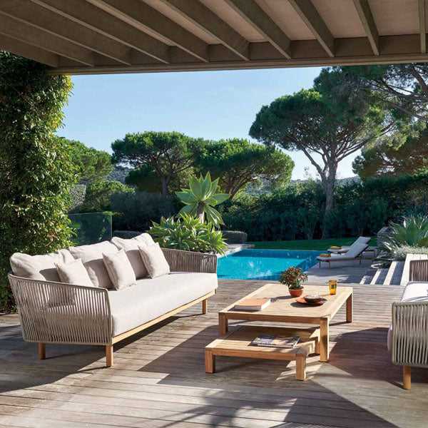 Outdoor Furniture Braided, Rope & Cord, Sofa -Blessy-unpluged
