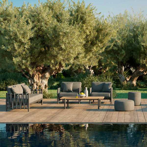 Outdoor Furniture Braided, Rope & Cord, Sofa -Cara-prime