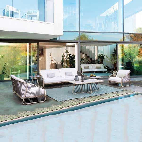 Outdoor Furniture Braided, Rope & Cord, Sofa - Sally