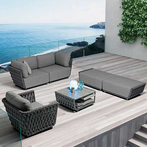 Outdoor Furniture Braided, Rope & Cord, Sofa - X - Fact