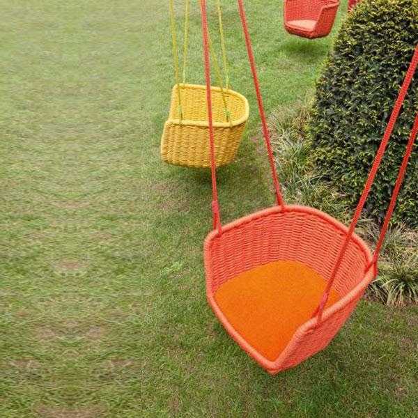 Outdoor Furniture Braided & Rope Swing - Angel