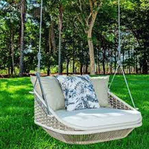 Outdoor Furniture Braided & Rope Swing - Arole
