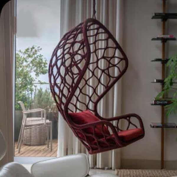 Outdoor Furniture Braided & Rope Swing - Balanco