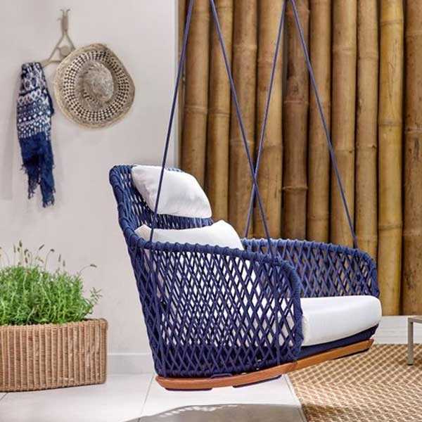 Outdoor Furniture Braided & Rope Swing - Cozy