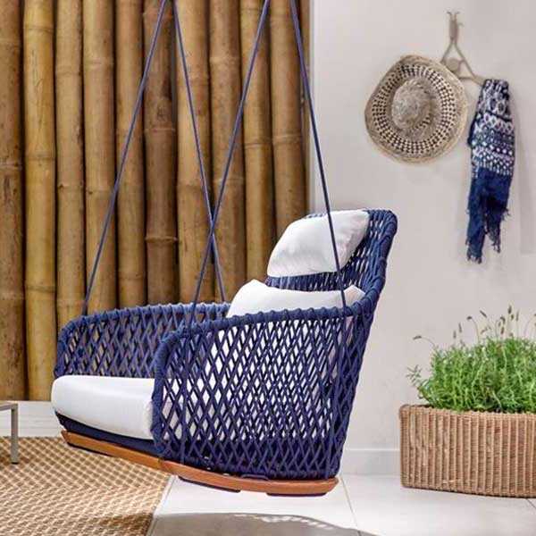 Outdoor Furniture Braided & Rope Swing - Cozy
