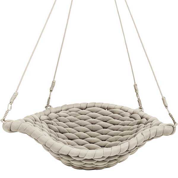 Outdoor Furniture Braided & Rope Swing - Great Scallop