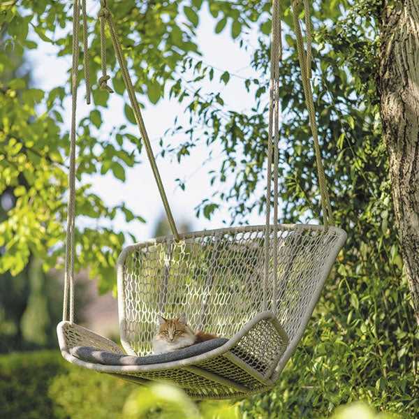 Outdoor Furniture Braided & Rope Swing - Kettlebell