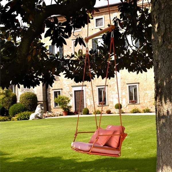 Outdoor Furniture Braided & Rope Swing - Marcello