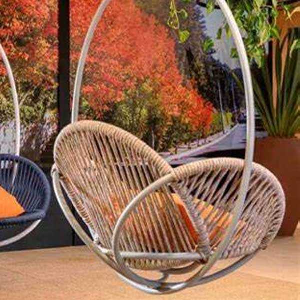Outdoor Furniture Braided & Rope Swing - Mussau