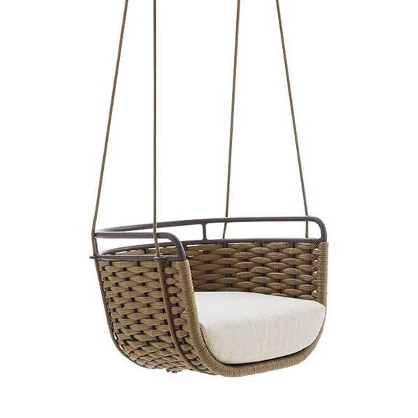 Outdoor Furniture Braided & Rope Swing - Nature