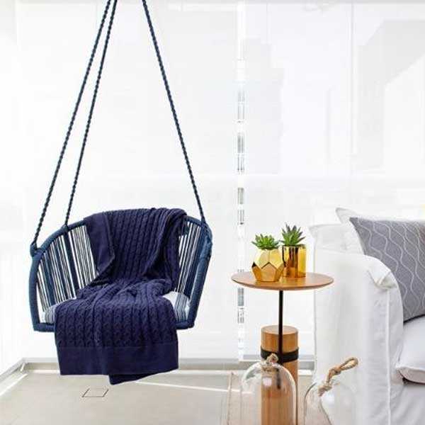 Outdoor Furniture Braided & Rope Swing - Poltrona